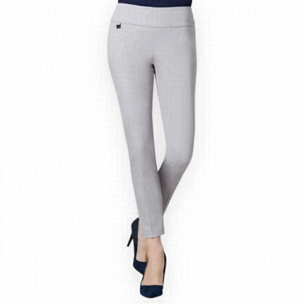 𝅺lisette L cropped light grey pants size 12 NWOT